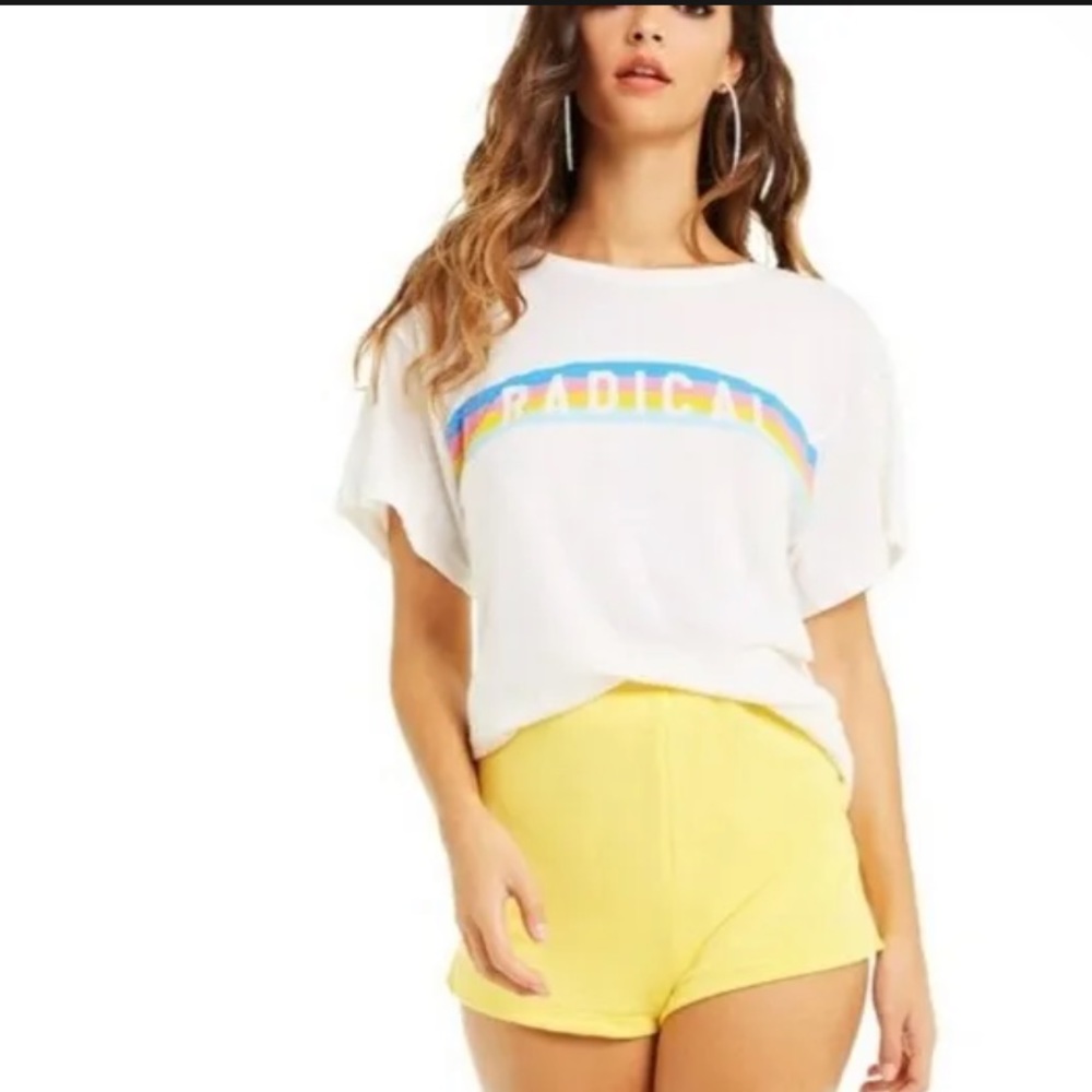 New Wildfox Graphic "Radical" T Shirt Size Small Women's - Picture 1 of 4